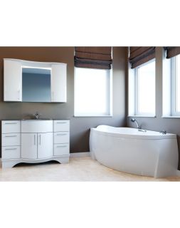 Ванна из искусственного камня Фэма Стиль Аделина L 150x90 см